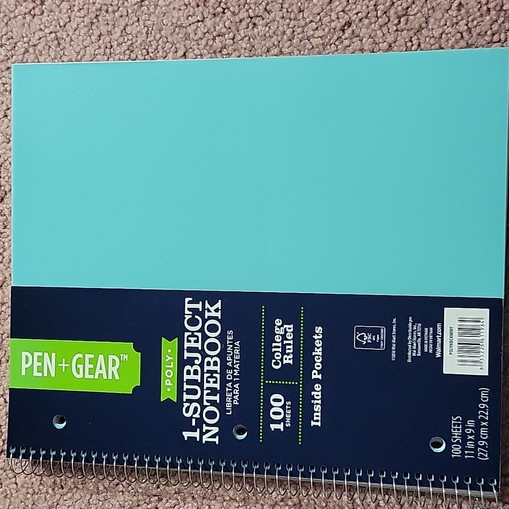 Pen Gear College Ruled Notebook